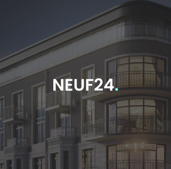 Вёрстка сайта для проекта neuf24, который предлагает возможность посетить новую недвижимость во Франции