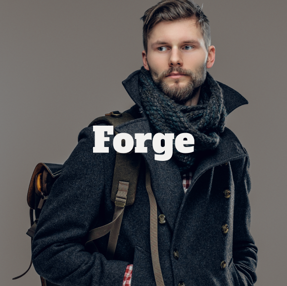Разработка дизайна интернет-магазина мужской одежды Forge